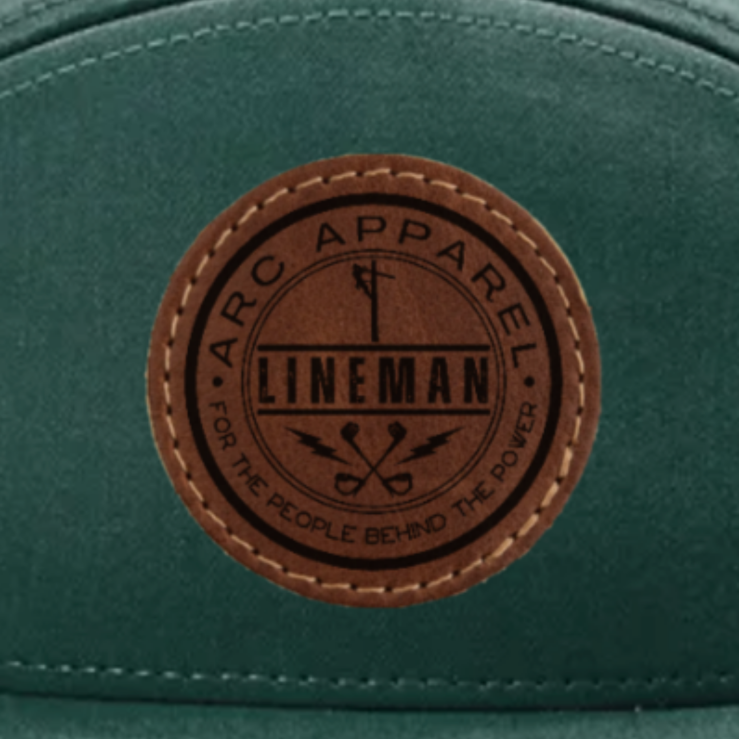 Dark Green with Circle Patch