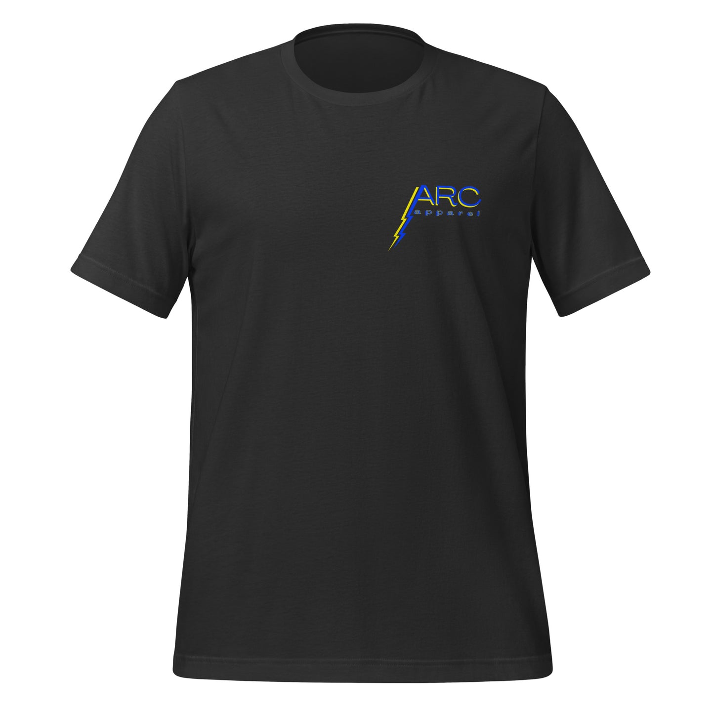 Grey arc apparel lineman and electrician shirt. ARC apparel logo on front