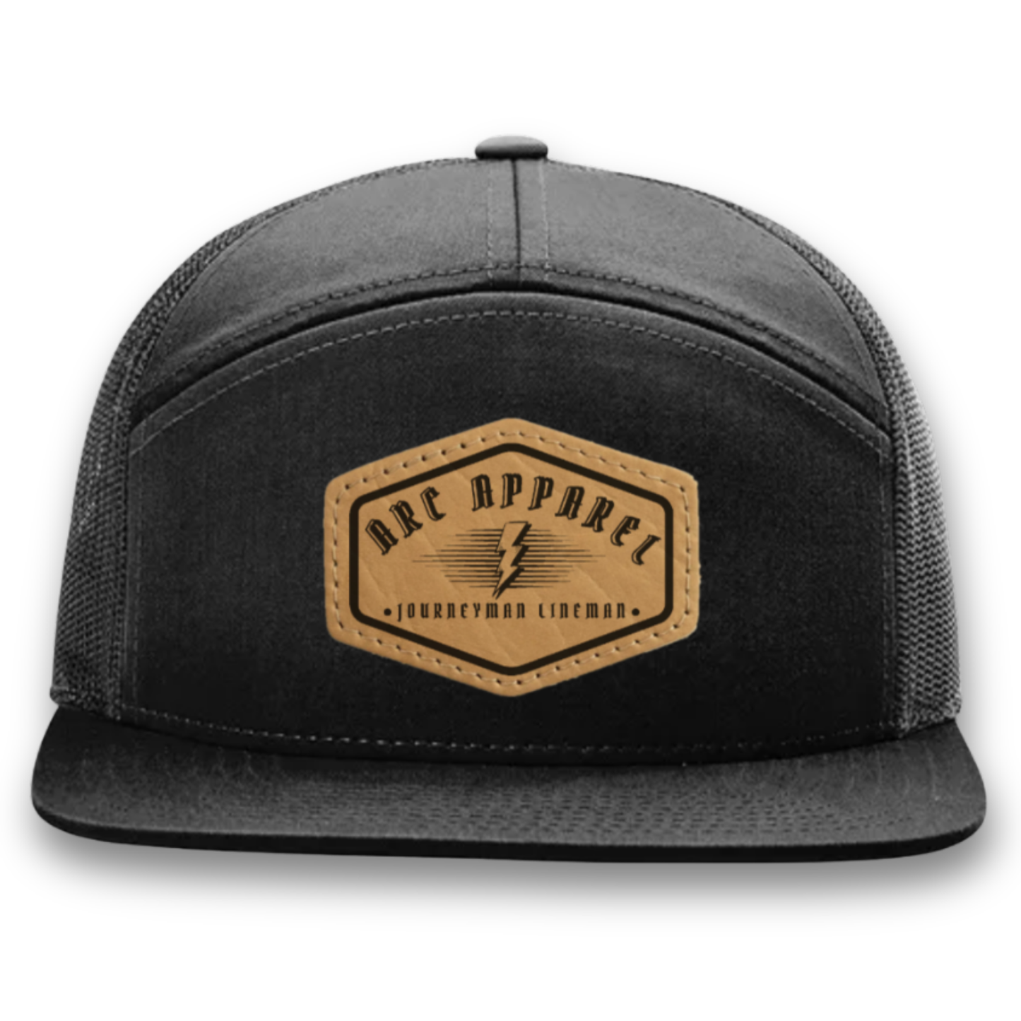Black with Hexagon Patch