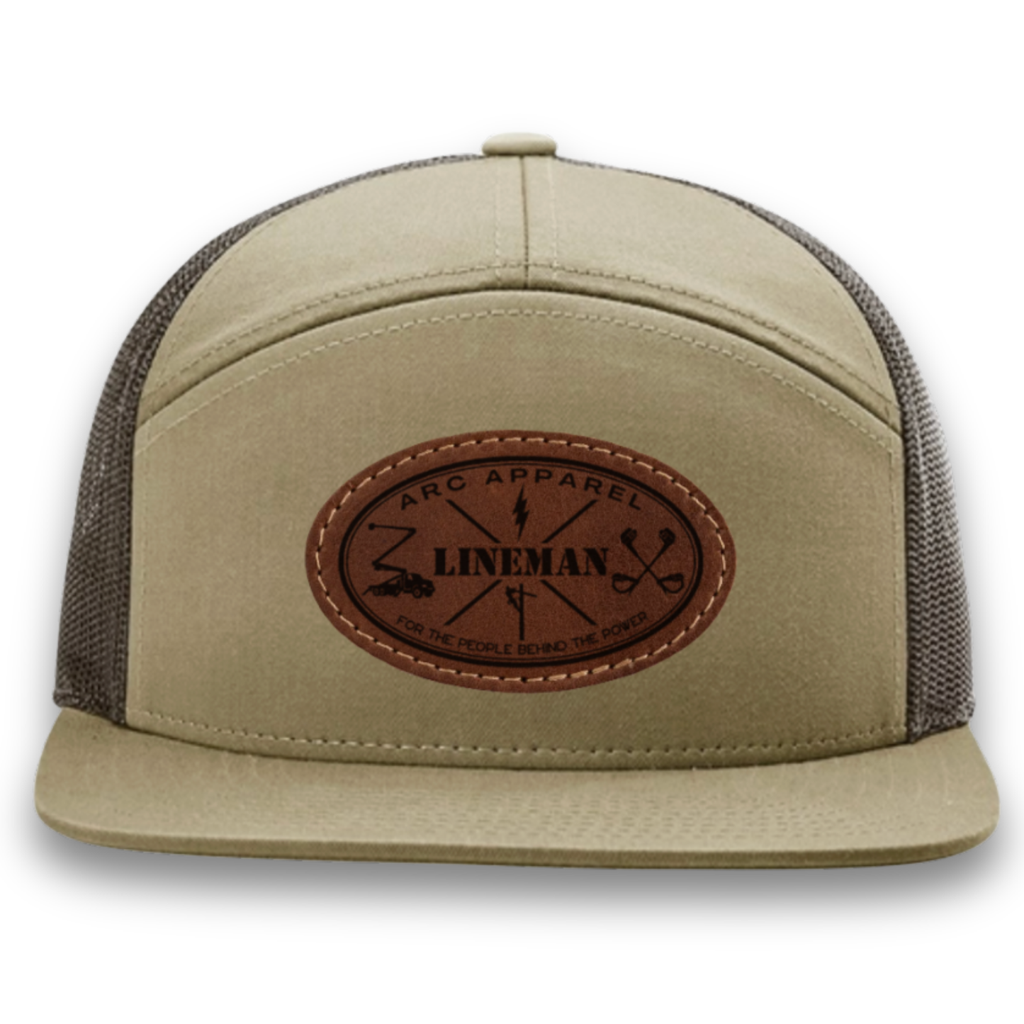 Khaki with Oval Patch