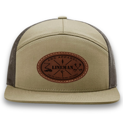 Khaki with Oval Patch