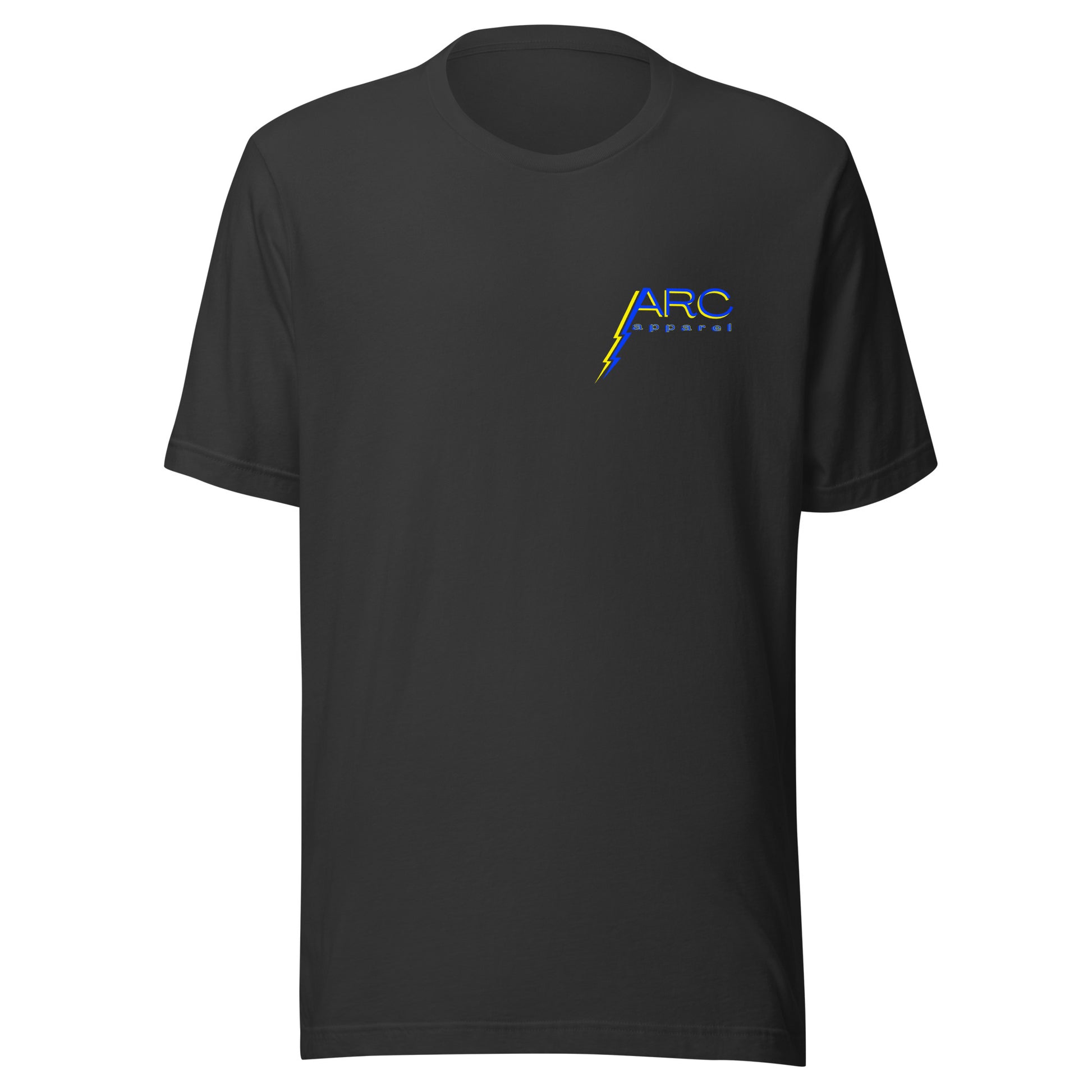 grey shirt for linemen with arc apparel logo on left chest